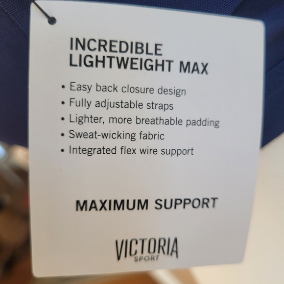 *NWT* Victoria Secret Sport Incredible Lightweight Max Sports Bra Sie 34 (3D) - Picture 5 of 8